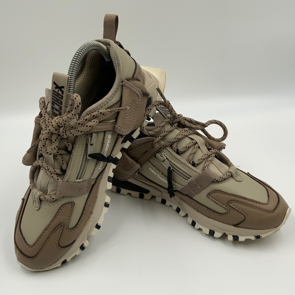 New Balance Women's Beige and Brown Trail Runner Sneakers